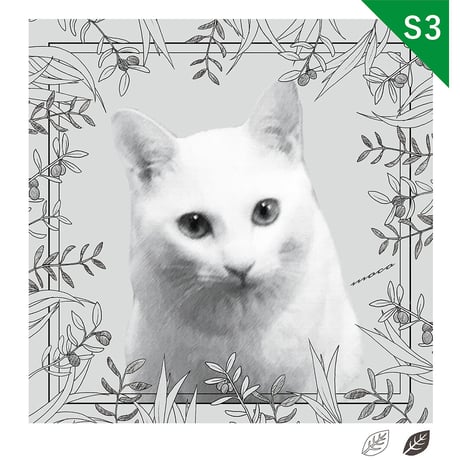 monochrome（モノクローム）　S3サイズ（27.3×27.3cm）