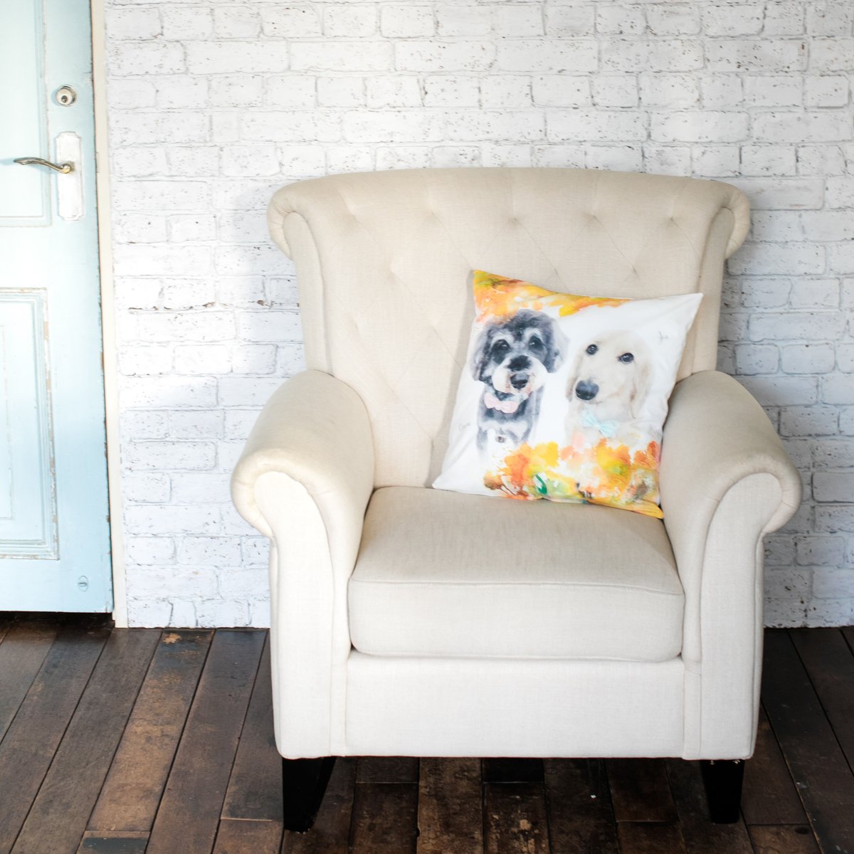 オリジナルデザインクッションカバー（45×45cm） | BOTANIPET