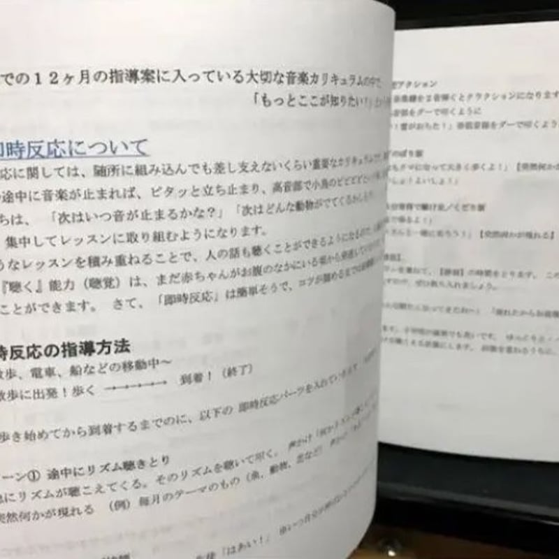 １２ヶ月リトミック指導プラン 【前編】 | かみやまさみオリジナル教材