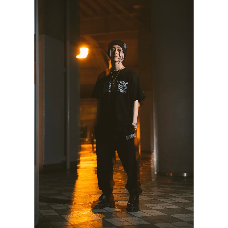 単品）悪党の詩REMIX スウェットパンツ 【BLACK】 | Red Eye