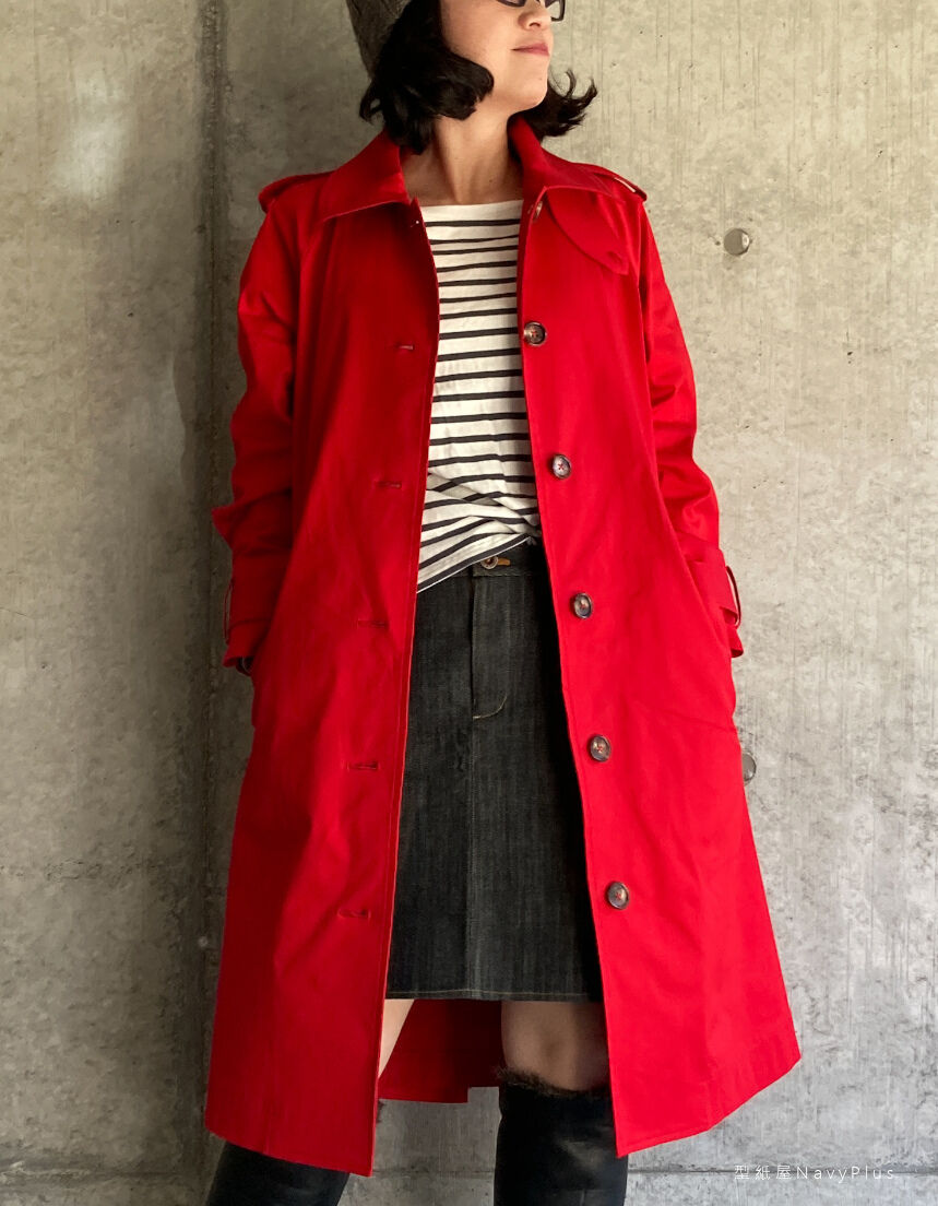 【美品】モーターサイクルコート／36サイズ WAIPER.inc フランス軍 MOTORCYCLE COAT モーターサイクルコート