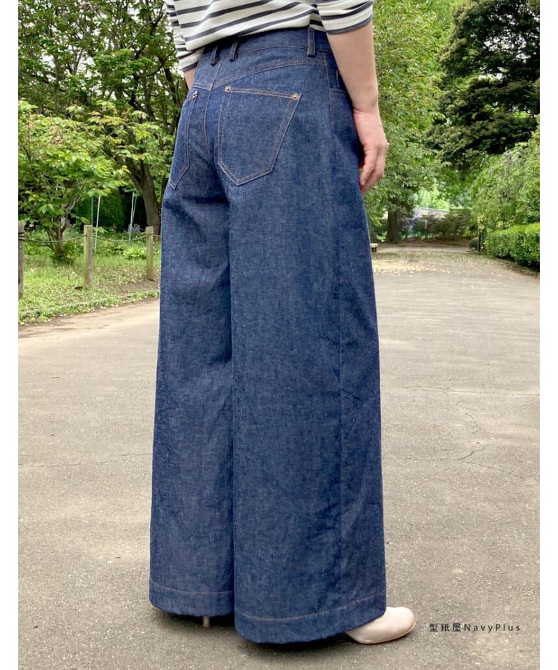 バギーパンツ 7～15号（A0印刷済み型紙） | 型紙屋 Navy Plus