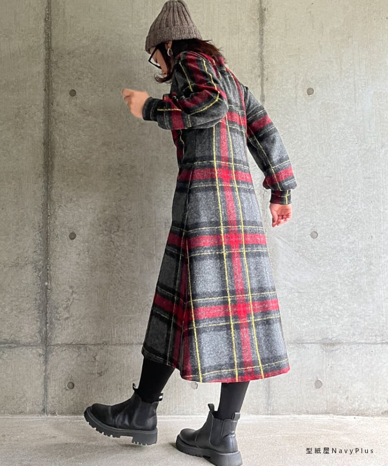【極美品】MARK&LONA ニットワンピース Mサイズ 26年モデル 現行 ニットワンピース 7～15号（A0印刷済み型紙） | 型紙屋 Navy Plus