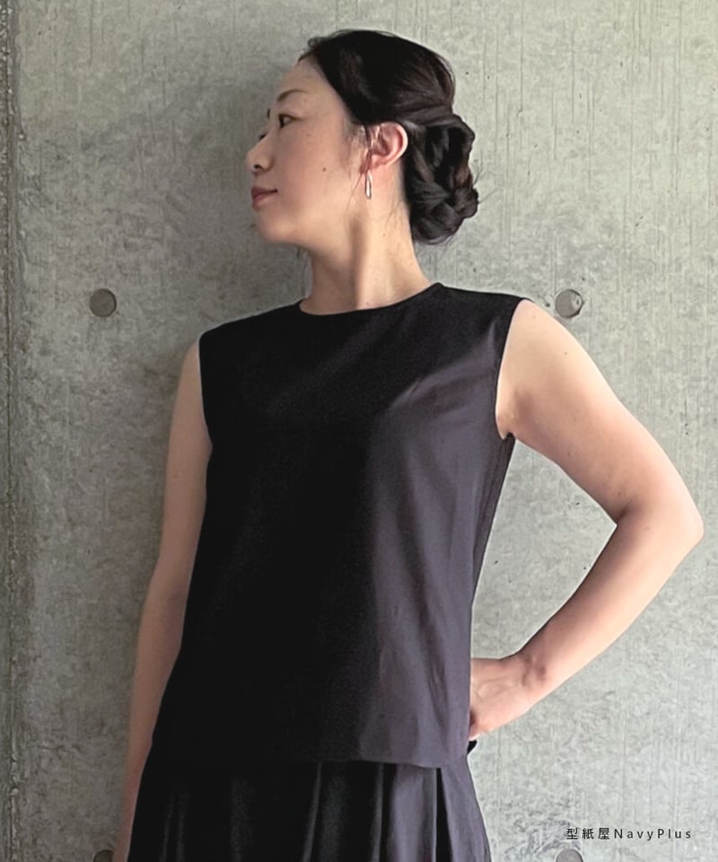 ノースリーブブラウス7号（A3ダウンロード用） | 型紙屋 Navy Plus