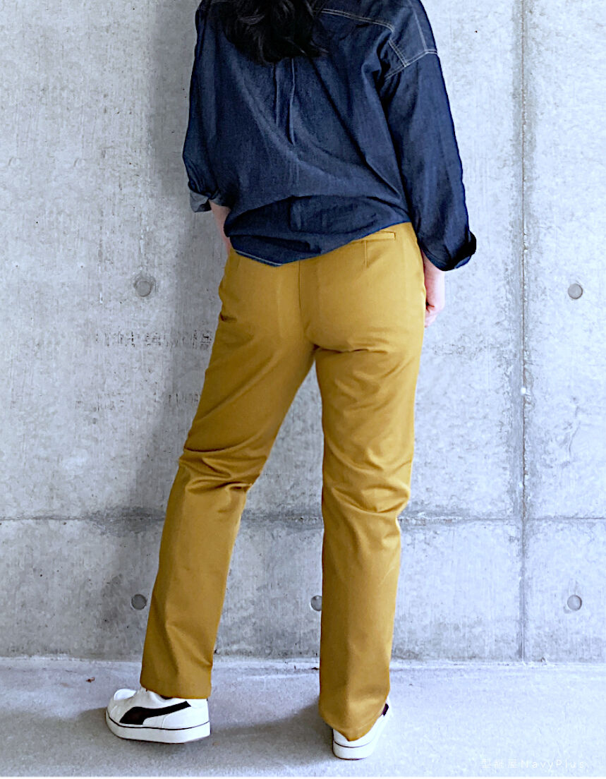 BROCHURE ネイビーチノパン BROCHURE ブロシュアー 1P CHINO 211-02