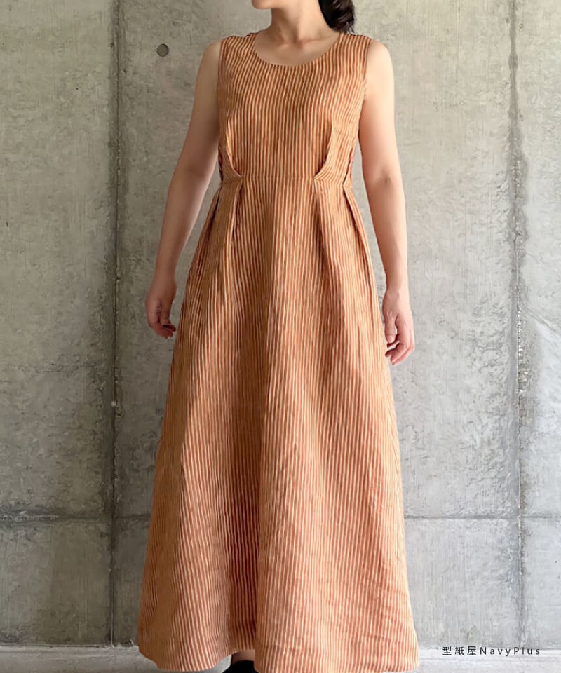 タックワンピース 7～15号（A0印刷済み型紙） | 型紙屋 Navy Plus