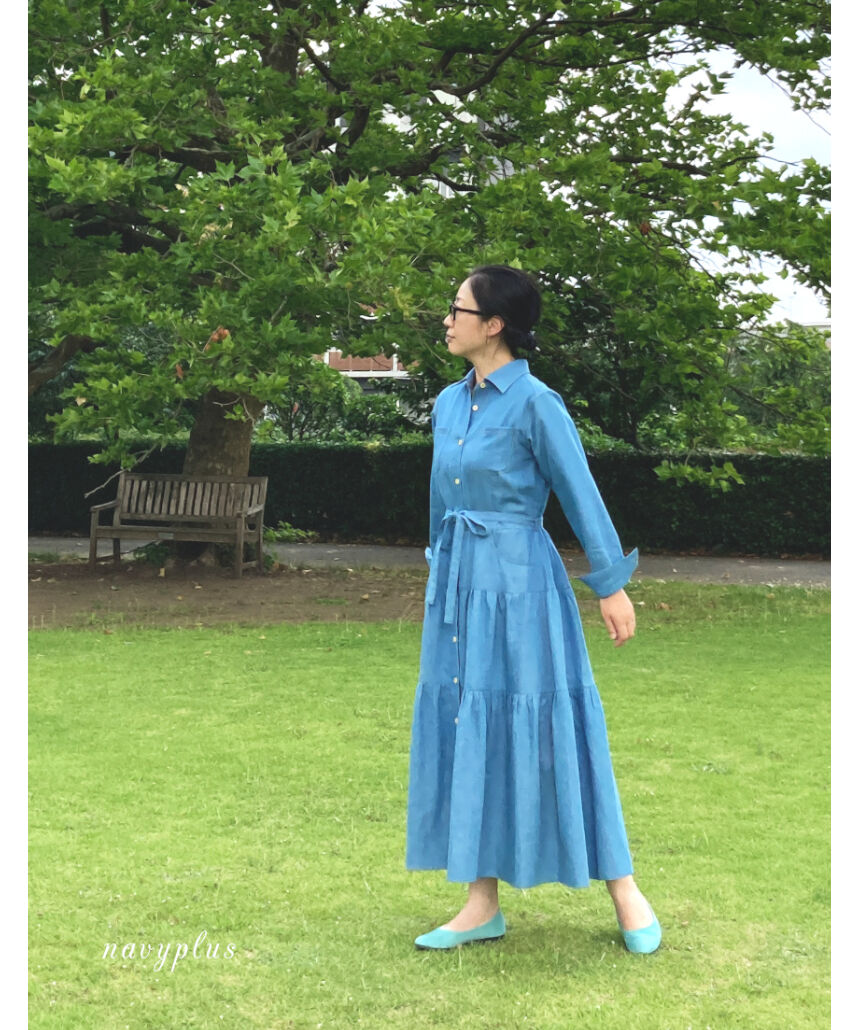 ティアードシャツワンピース 7号（A3ダウンロード用） | 型紙屋