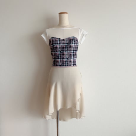 Wrap skirt_Type A_ 35cm/57cm(front/back)