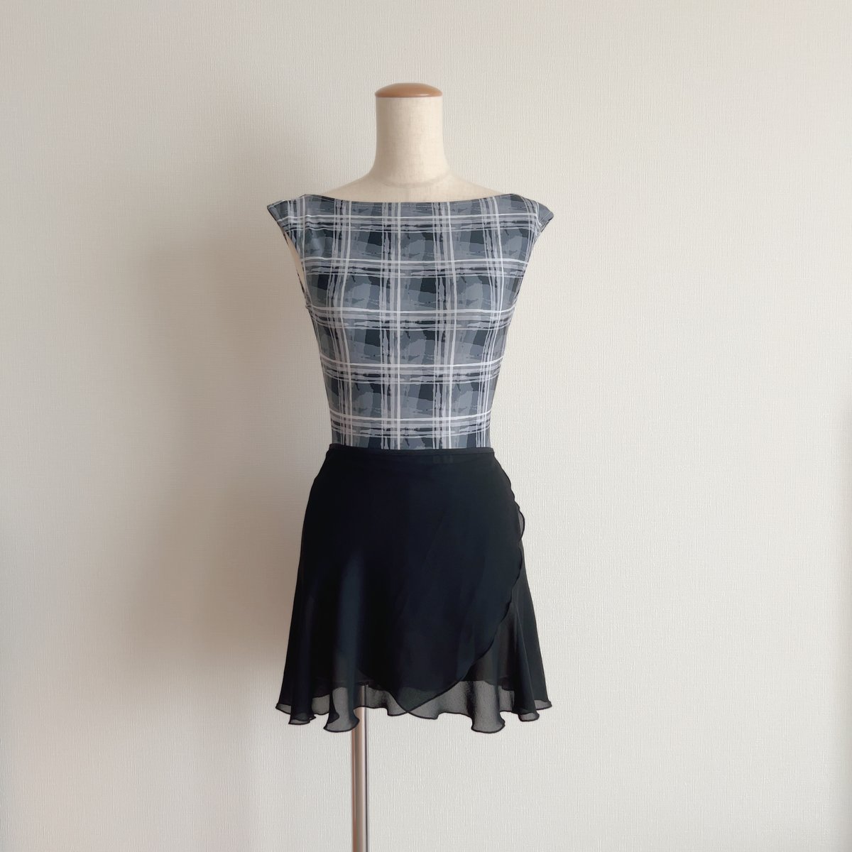 Hannaバレエサーキュラースカート Wrap skirt_ Black(ブラック) | Hanna Ballet Skirts