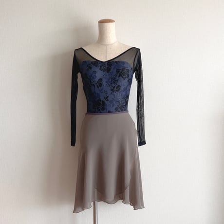 Wrap skirt_Type A_ 42cm/55cm(front/back)