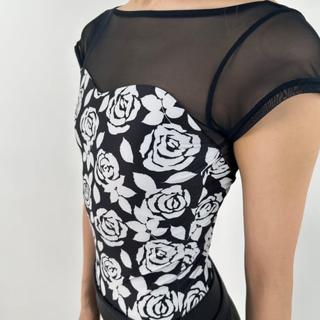 Noir Rose（ノワールローズ） B neck / Half Sleeve　⑥