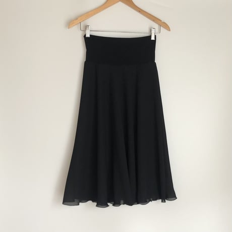 Half circular skirt_wide band