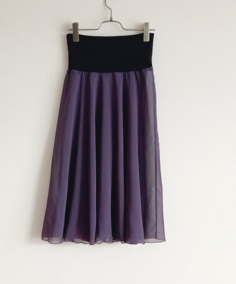Hannaバレエサーキュラースカート Half circular skirt_wide band | Hanna Ballet Sk