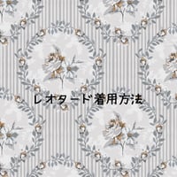 Leotard *How to wear （レオタードの着用の仕方）