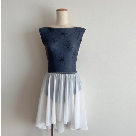 Hi-Lo Full Circular Skirt (33/53) 1.5cm band