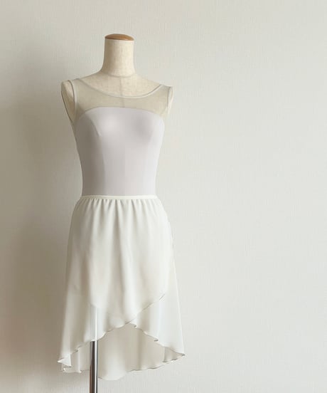 Pull-on Skirt _Slim Cut Type (35cm front /57cm back) *1cm band