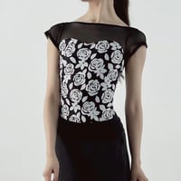 Noir Rose（ノワールローズ） B neck / Half Sleeve　⑥