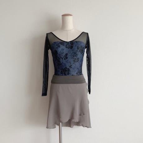 Pull-on Skirt_Slim Cut Type　 (30/45+belt) *wide band