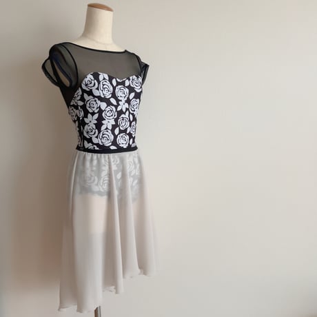 Hi-Lo Half Circular Skirt (43/64) 1.5cm band