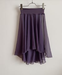 Sｻｲｽﾞ_全円Hi-Loスカート_Grape *Ready-to-ship