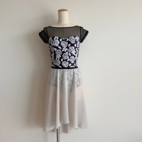 Hi-Lo Half Circular Skirt (43/64) 1.5cm band