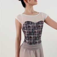 Mist Tartan（ミストタータン） B Neck / Half Sleeve　⑧