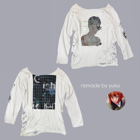【ight】stone white L/S TEE