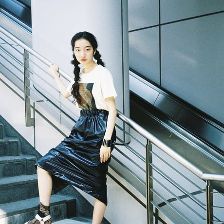 【ight】graphic TEE yuyake