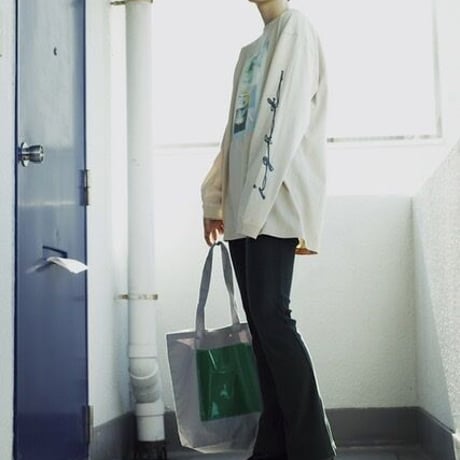 【ight】arm print L/S tee