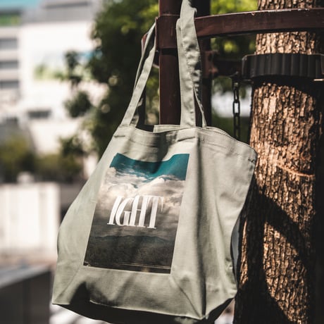 【ight】Graphic tote bag