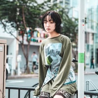 【ight】urban olive L/S TEE