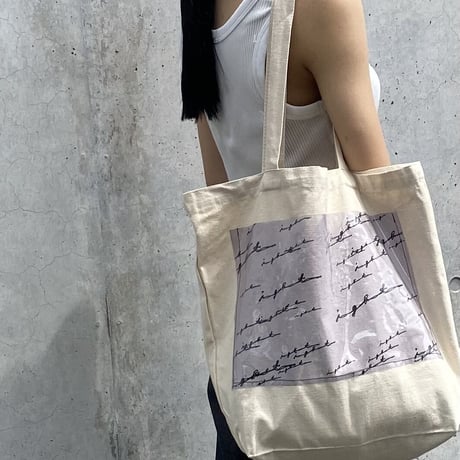 【ight】shadow pocket tote bag