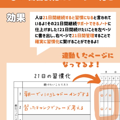 日常英語が止まらない！チャンクxVlogシャドーイングコース専用ノート
