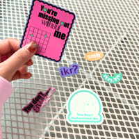 slang sticker set  - 6種
