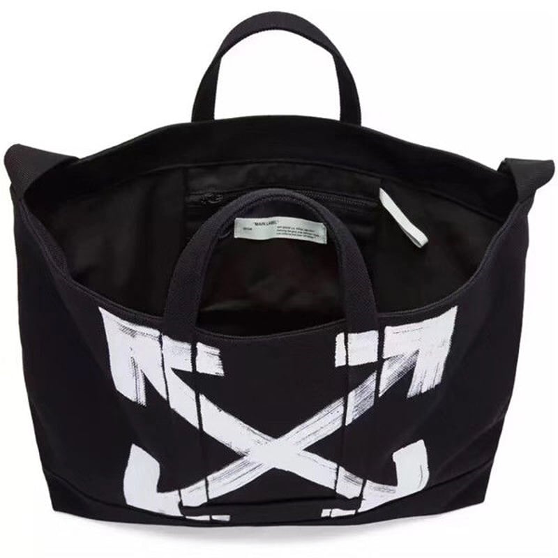 オフホワイト ショルダーバッグ OFF-WHITE ロゴ 男女兼用 トートバッグ  