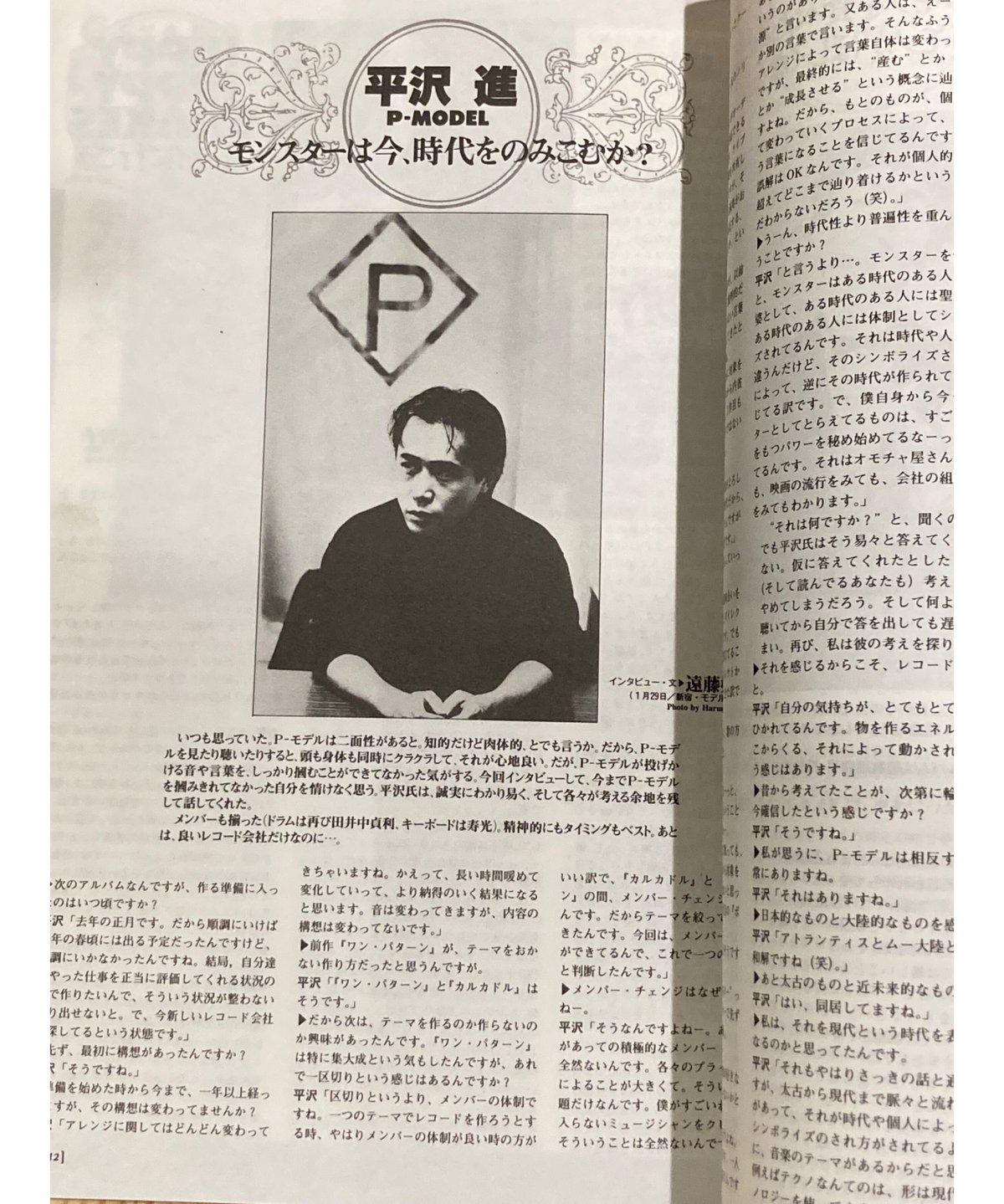 PERSONAL PULSE Vol.8 1982 平沢進 80年代会報(PERSONAL PULSE他) | 降り積もる地層