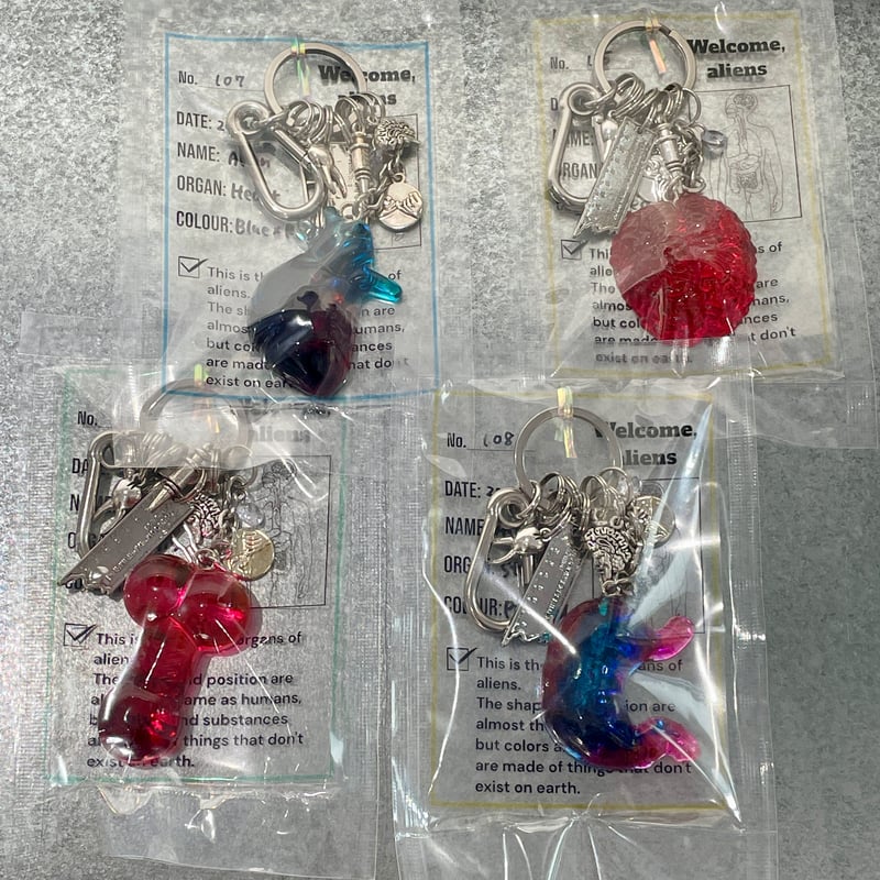 Jangly Organ Keychain/colour | dolor