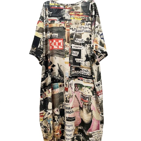 【ZONDAG】GRAPHIC ALL OVER T-SHIRT DRESS