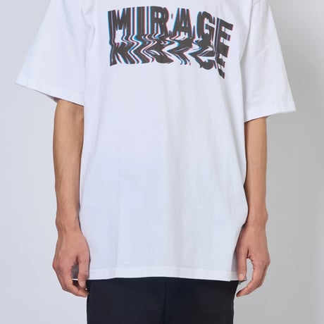 "MIRAGE" TEE / white