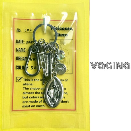 Jangly Organ Keychain/metallic