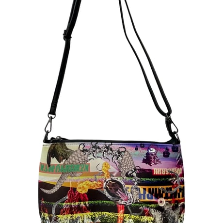 【dib】 Multi-Way Digital Collage Bag “The Back Layer”
