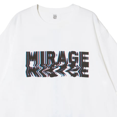 "MIRAGE" TEE / white