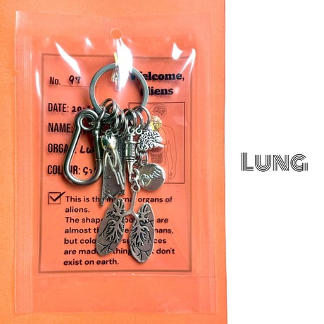 Jangly Organ Keychain/metallic
