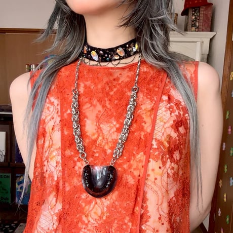 Original Teeth Necklace(Black)