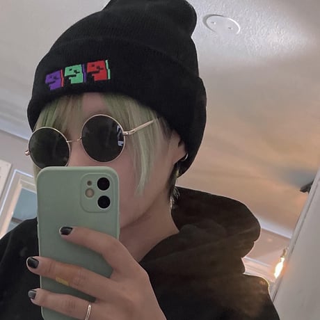 atumetemoyasu ニットキャップ(black)
