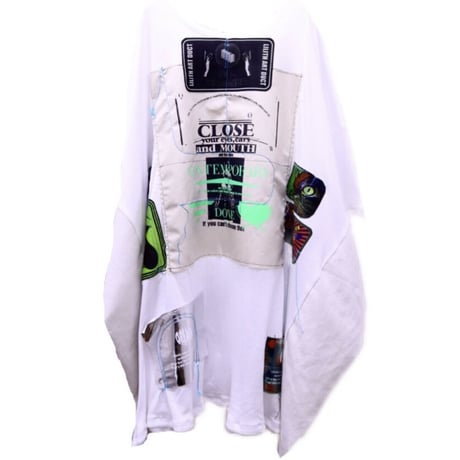 patch &silk screen T-shirt 22-06-03(D)