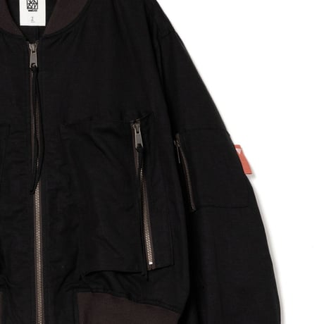 ORT ZIP FLIGHT JACKET / black