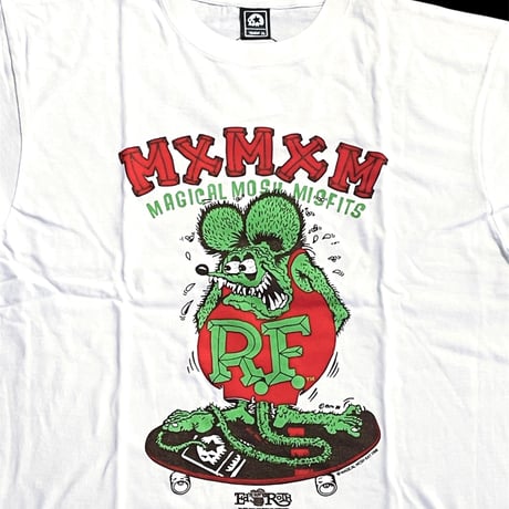 RATFINK x MxMxM “MAGICAL MOSH RATFINK” TEE / ホワイト
