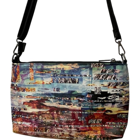 【dib】 Multi-Way Digital Collage Bag “The Back Layer”