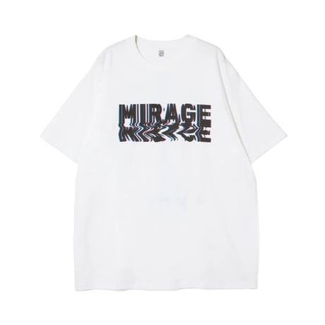 "MIRAGE" TEE / white